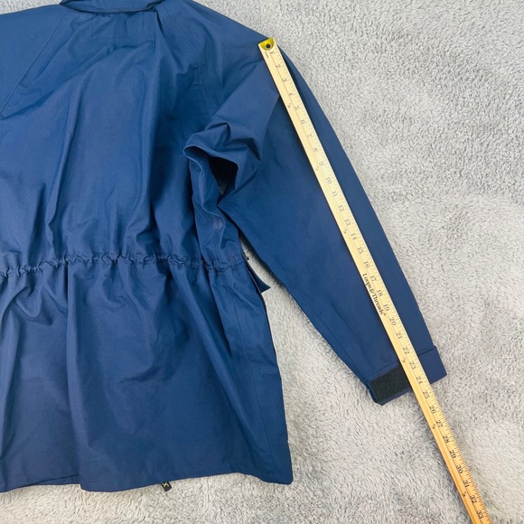 Propper Gore-Tex Waterproof Parka Men's Small Navy Blue Coast Guard Rain Jacket - Picture 7 of 9